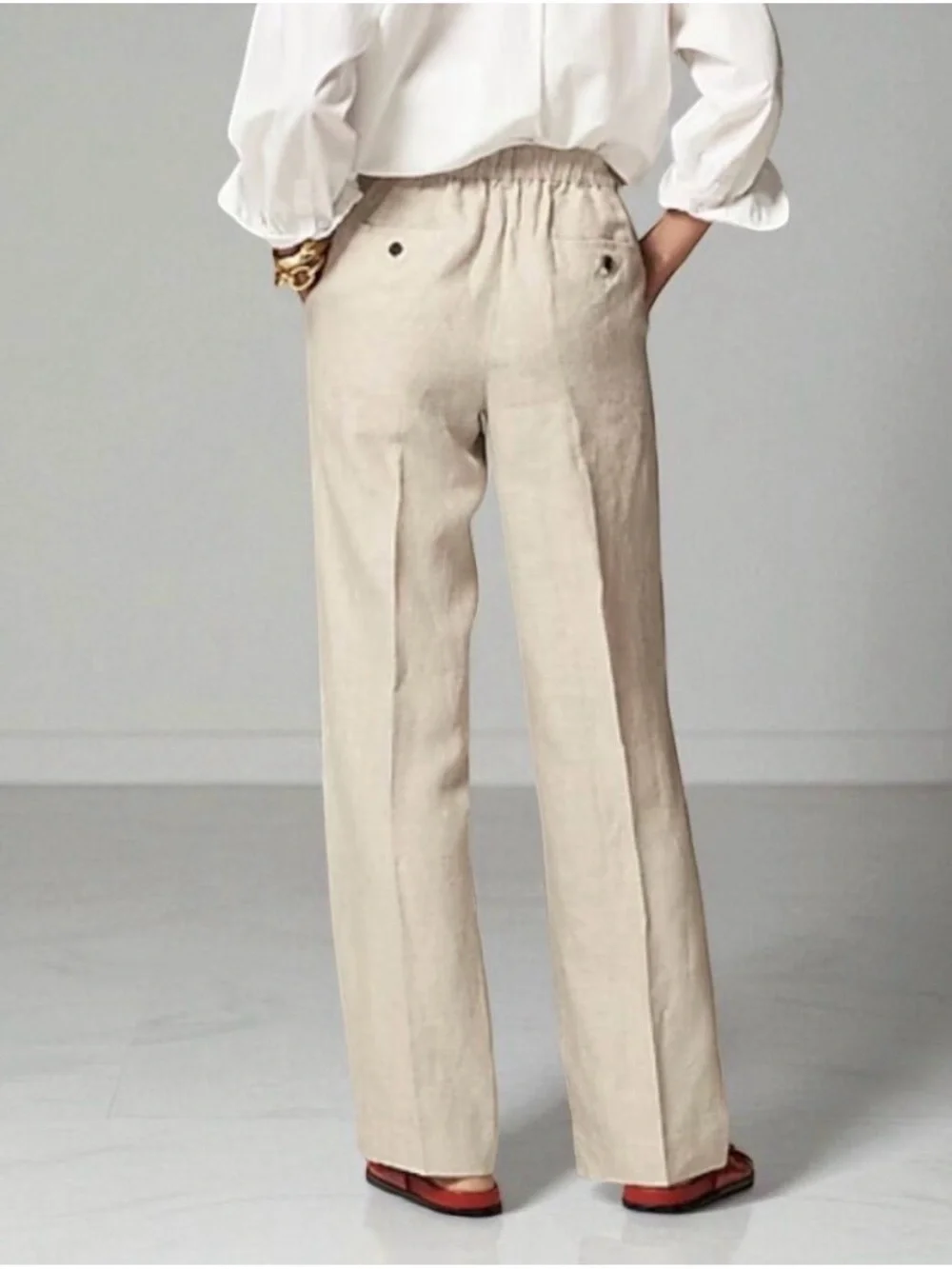 J. Crew Harbor Pant in Linen Size XS